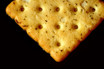 Square shape vegetables biscuits