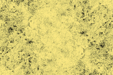 Scattered abstract grunge texture on a light yellow color wall background