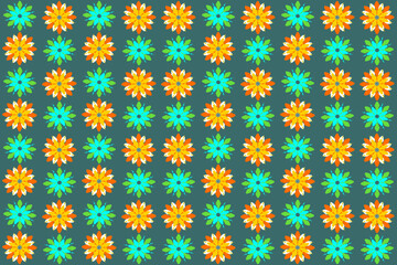 Seamless floral pattern designed for carpets, wallpaper, clothing, batik and coloring books.