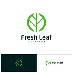 Leaf logo vector template, Creative Leaf logo design concepts
