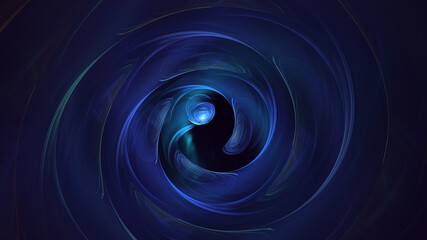 3D rendering abstract round light background