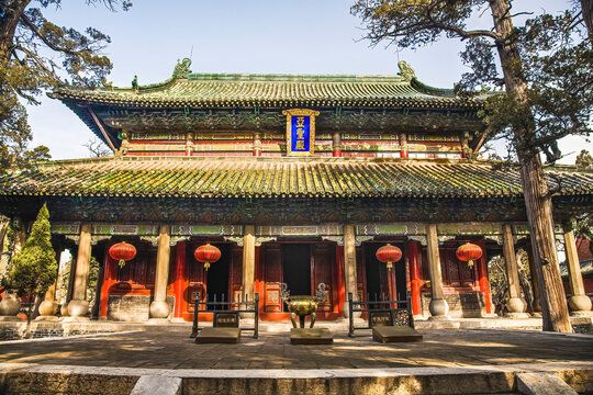 Main Temple Building Mencius Meng Temple, Zoucheng Shandong China