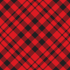 Plaid pattern vector. Check fabric texture. Seamless textile design for clothes, paper print.