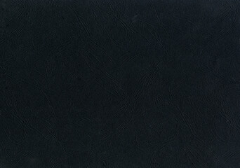 High resolution dark gray, black uncoated paper texture scan for notebook cover string pattern office notebook cover with copy space for text for wallpaper, presentation or mockup