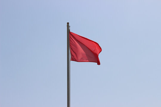 Red flag used by lifeguards