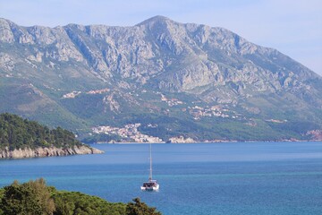 Nadmorski krajobraz Czarnogóry