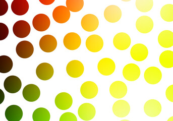 circle abstract pattern with gradient colour yellow and green