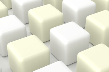 Abstract background of cube. 3D rendering.