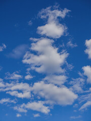 Clouds in the blue sky