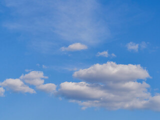 Clouds in the blue sky