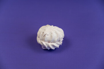 Zephyr. A sweet treat against a blue background