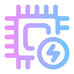 cpu gradient icon