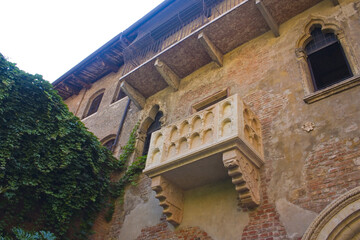 Balcony of Juliet in Verona, Italy	
