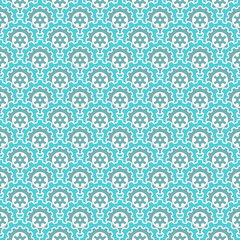 Seamless Pattern: Blue pattern textile decoration background wallpaper