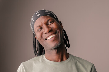 Afriacan man with dreadlocks