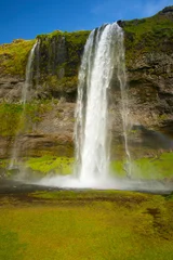 Foto op Plexiglas Seljalandsfoss waterfall in Iceland © Fyle