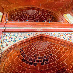 Architecture at The Taj Mahal is an ivory-white marble mausoleum on the south bank of the Yamuna...