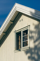 the open window in the morning light