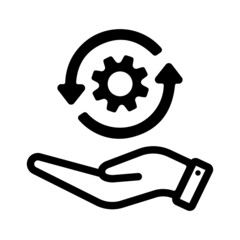 Update , refresh vector icon illustration