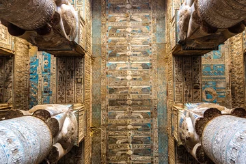 Foto op Plexiglas Dendera temple in Luxor, Egypt © Sergii Figurnyi