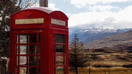 Creag Meagaidh mountain and Steall Waterfall in the scottish highlands of Scotland.