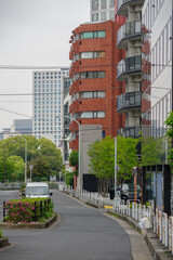 東京の赤坂9丁目で見える光景