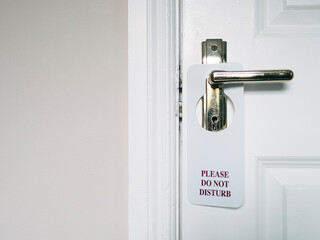 do not disturb sign