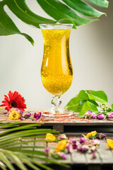 Healthy organic non-alcoholic cocktail