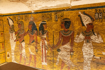 Tomb of Tutankhamun, Luxor, Egypt - obrazy, fototapety, plakaty