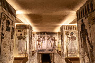 Tomb of Rameses III, Luxor, Egypt