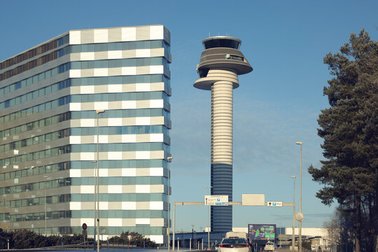 Modern office building and tower