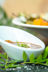 Fresh healthy organic dressing sauce
