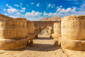 Medinet Habu temple in Luxor