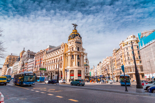 The Metropolis Building is an office building in Madrid, Spain