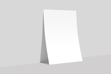 Blank realistic  A4 flyer Mockup