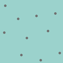 Grey color dots with pale pastel blue background simple drawing retro vintage seamless pattern 