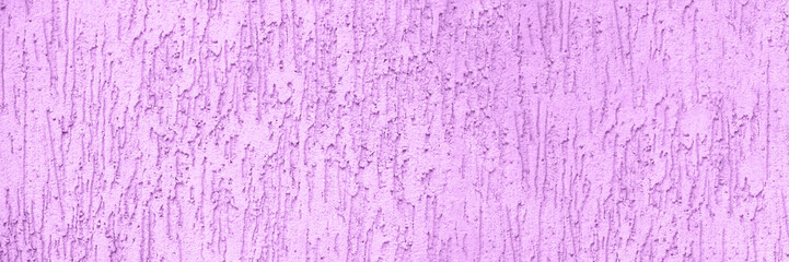 Banner with concrete lilac wall background on the street.