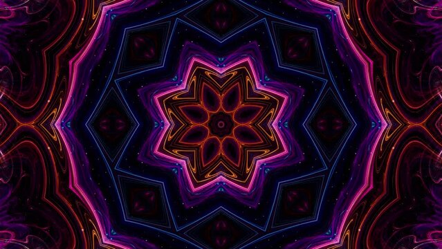 Abstract Kaleidoscope Colorful Background