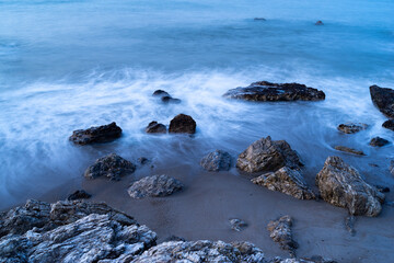 Obraz premium 打ち寄せる波