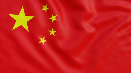 china flag - obrazy, fototapety, plakaty