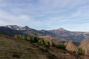 gorbea natural park in the basque country