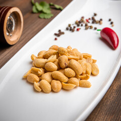 food for beer. Snack. Salty food.