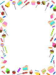 Obraz na płótnie Canvas Birthday Invitation. Vector colorful template