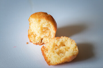 Delicious freshly baked homemade cake.
