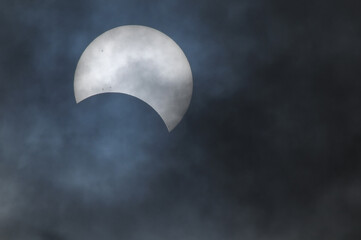 moon and clouds