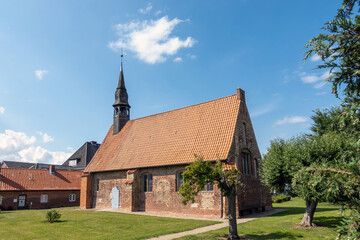Fototapeta na wymiar Hospital Church in Neustadt, Schleswig-Holstein, Germany