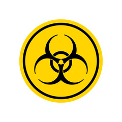 Bio hazard vector sign icon