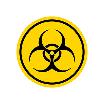 Bio hazard vector sign icon