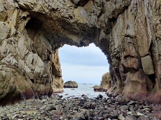 cave on the beach