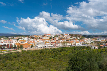 Fototapeta na wymiar City view of Silves in the Algarve in Portugal